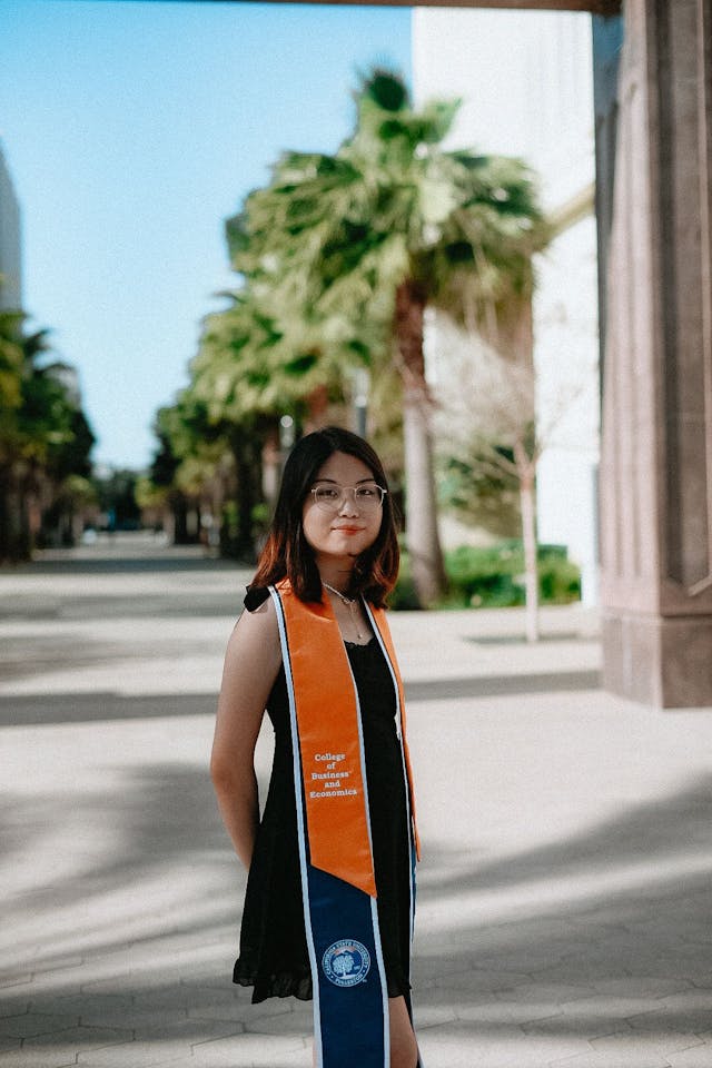 Shelly Liu graduation photo